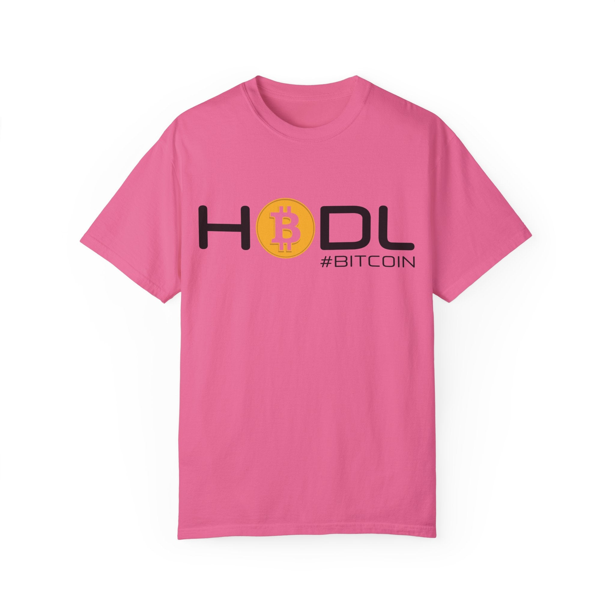 BraggerSwine Unisex Garment-Dyed T-Shirt - HODL Bitcoin