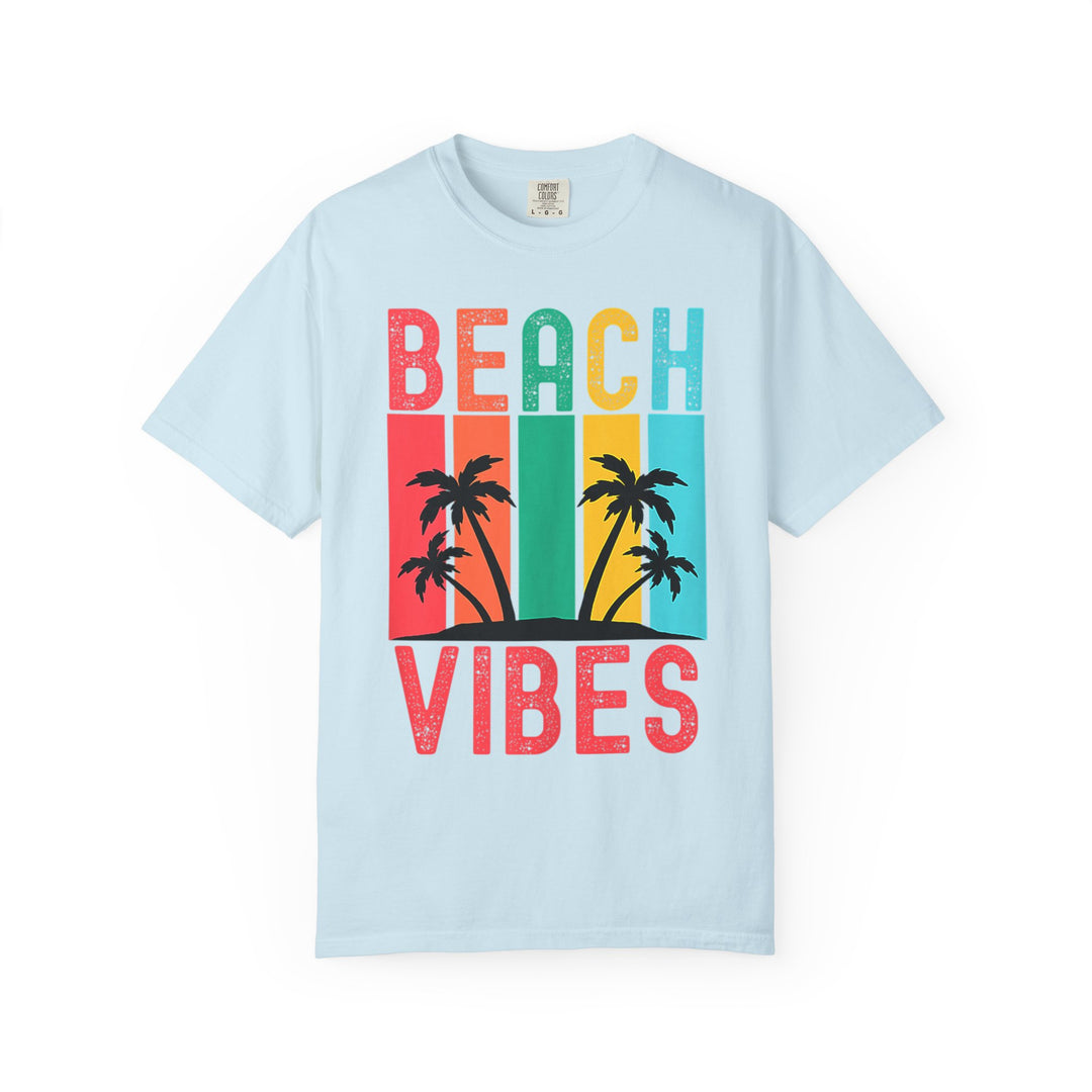Beach Vibes T-Shirt — Retro Palm Tree Graphic Tee