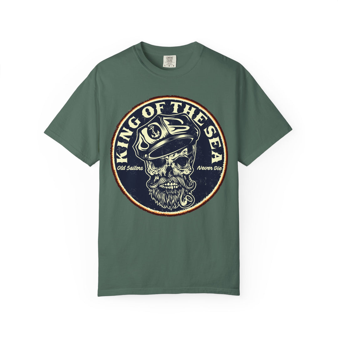 King of the Sea Skull T-Shirt — Vintage Nautical Pirate Tee