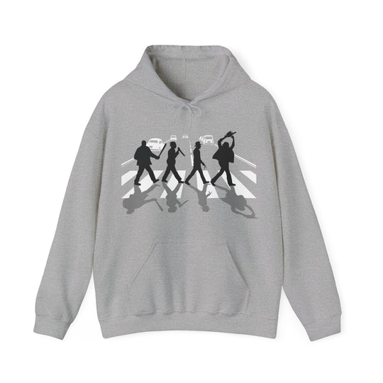 BraggerSwine Unisex Heavy Blend™ Hooded Sweatshirt  - Abbey Road Killer