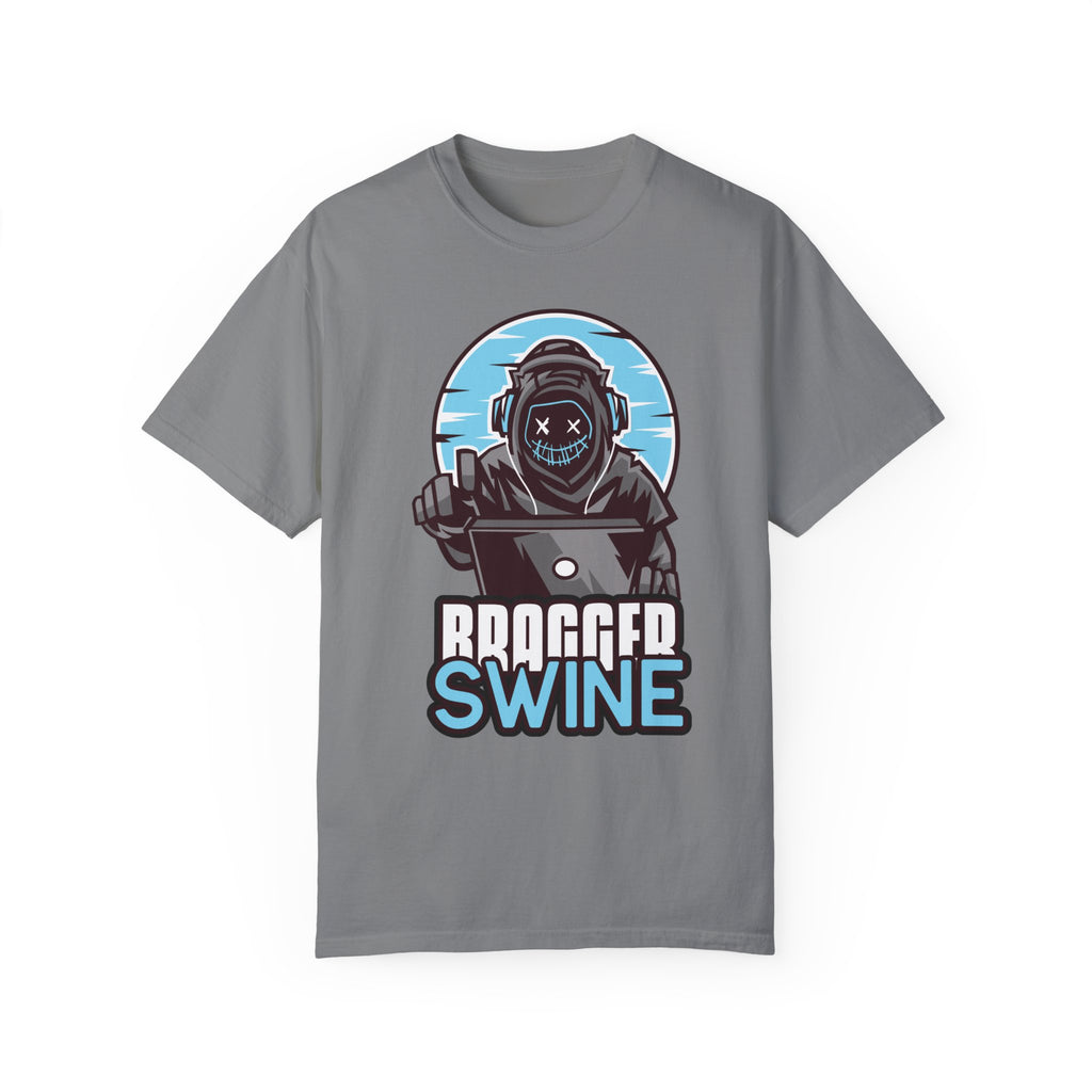 BraggerSwine Unisex Garment-Dyed T-Shirt - Hacker