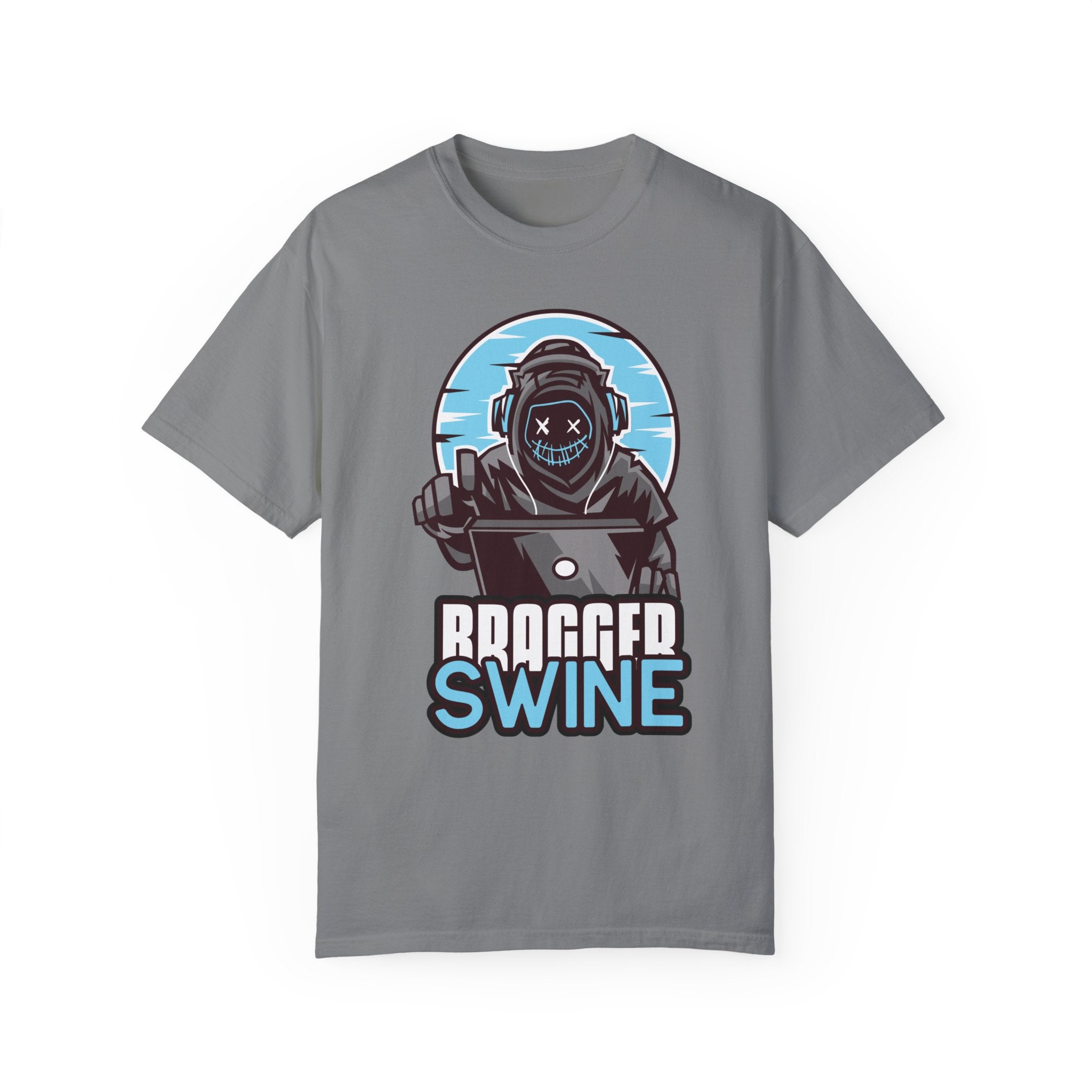 BraggerSwine Unisex Garment-Dyed T-Shirt - Hacker