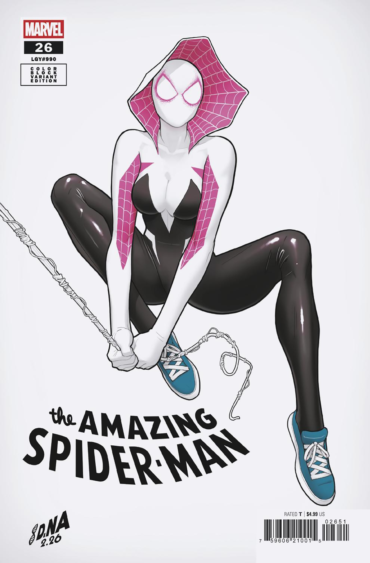 Amazing Spider-Man #26 David Nakayama Color Block White Variant Direct Sale – Marvel Comics