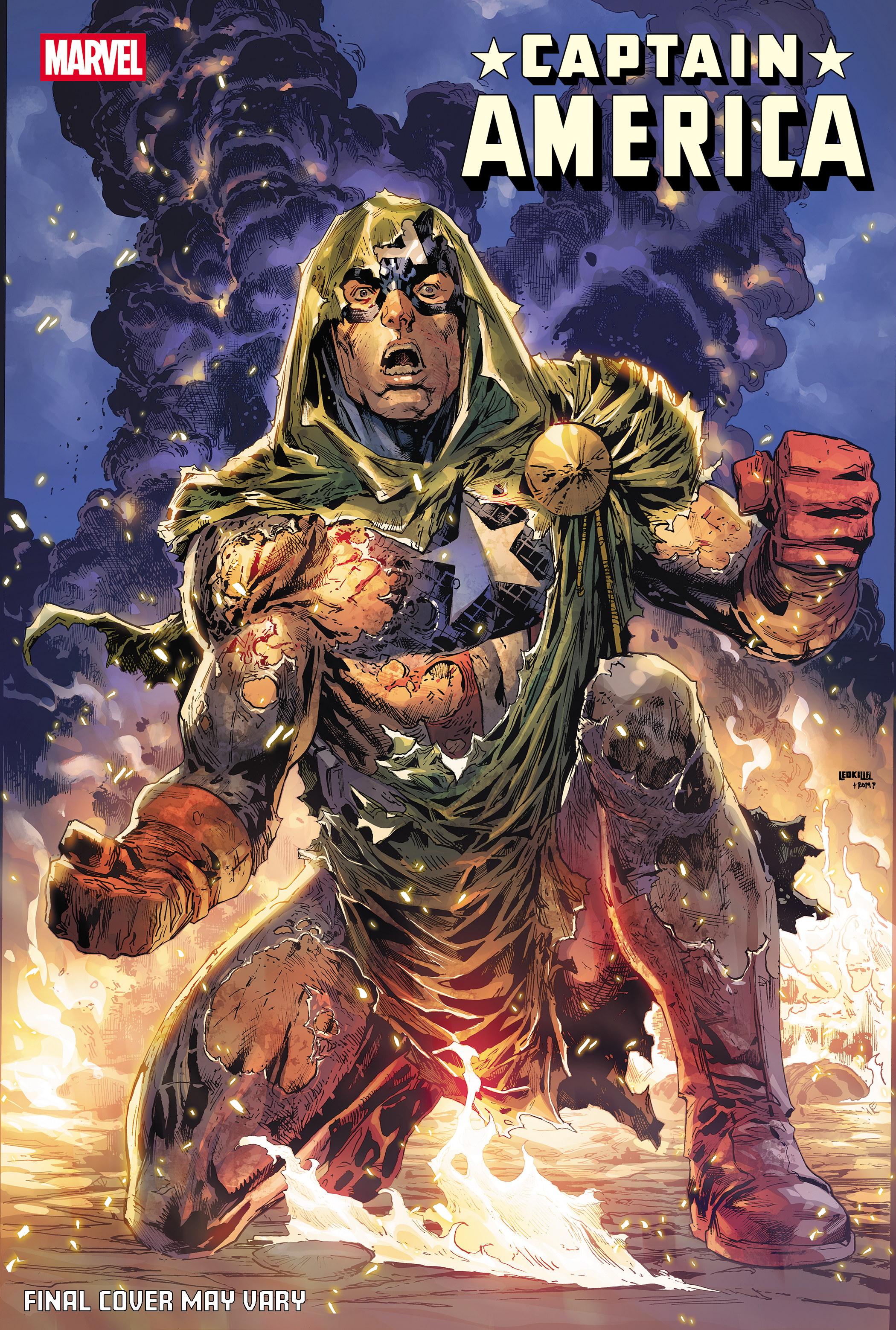 Captain America #8 Ken Lashley Doom Homage Variant | Marvel Comics Sentinel of Liberty