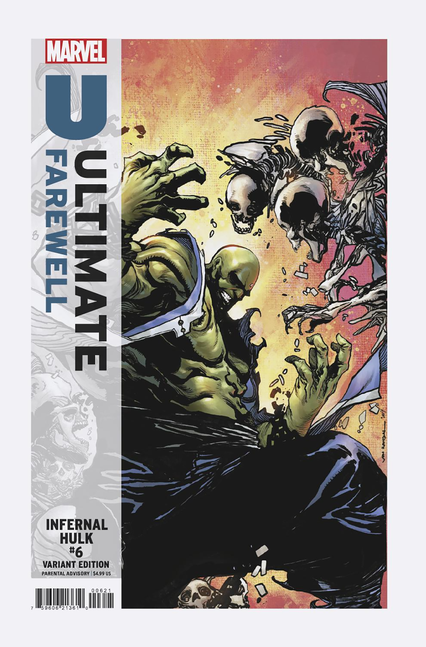 Infernal Hulk #6 Von Randal Ultimate Farewell Variant – Marvel Comics