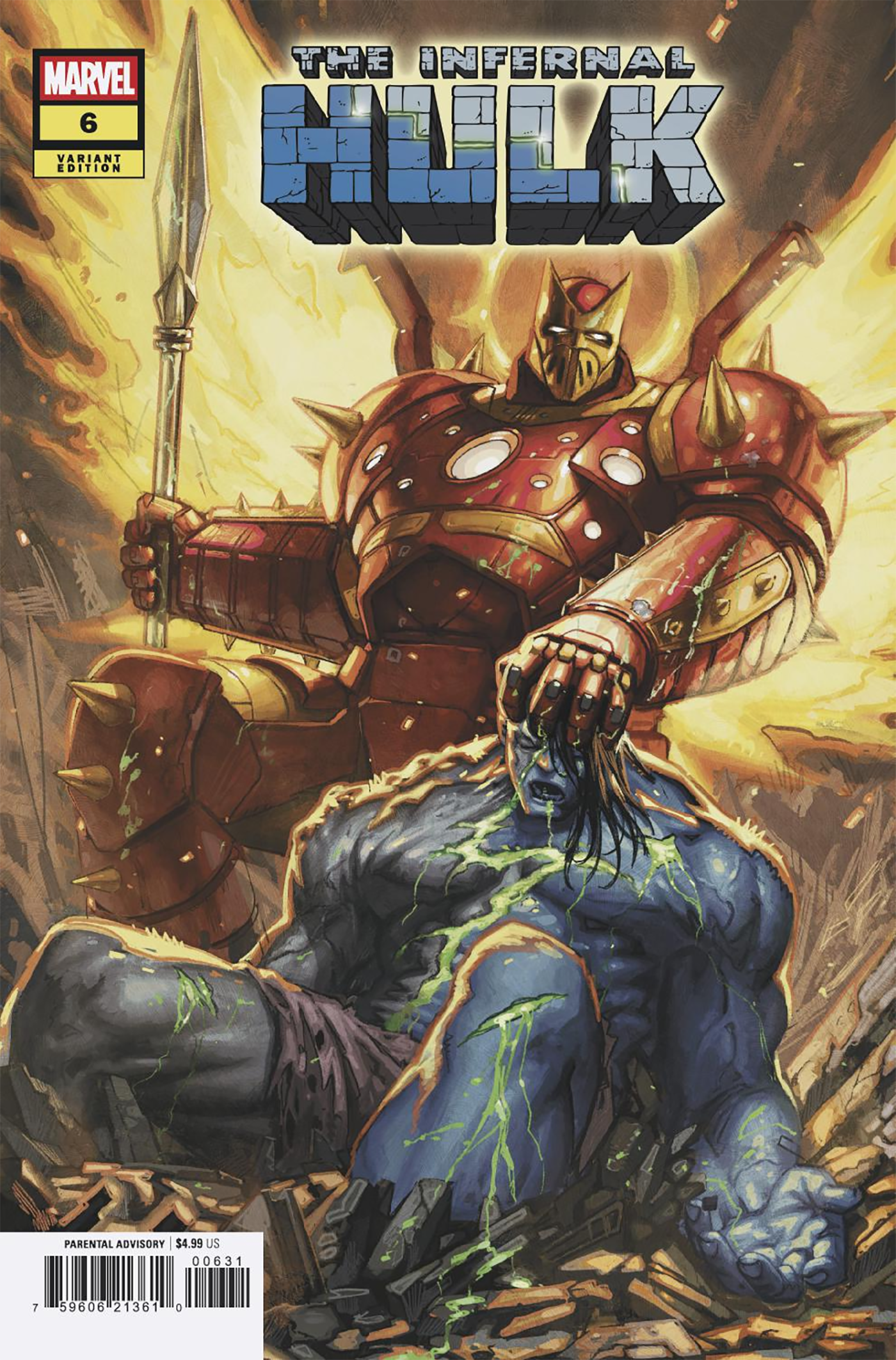 Infernal Hulk #6 Davide Paratore Variant – Marvel Comics