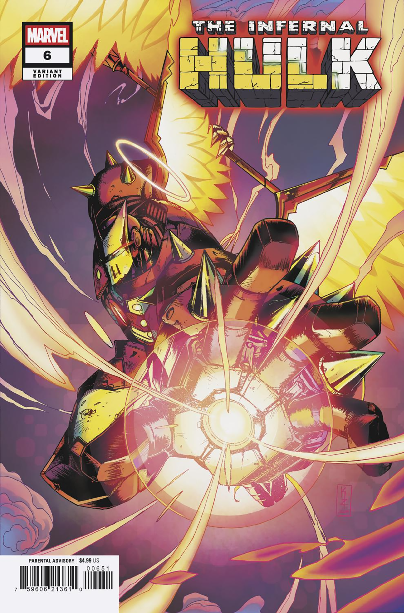 Infernal Hulk #6 Kei Zama Hellbuster Armor Variant – Marvel Comics