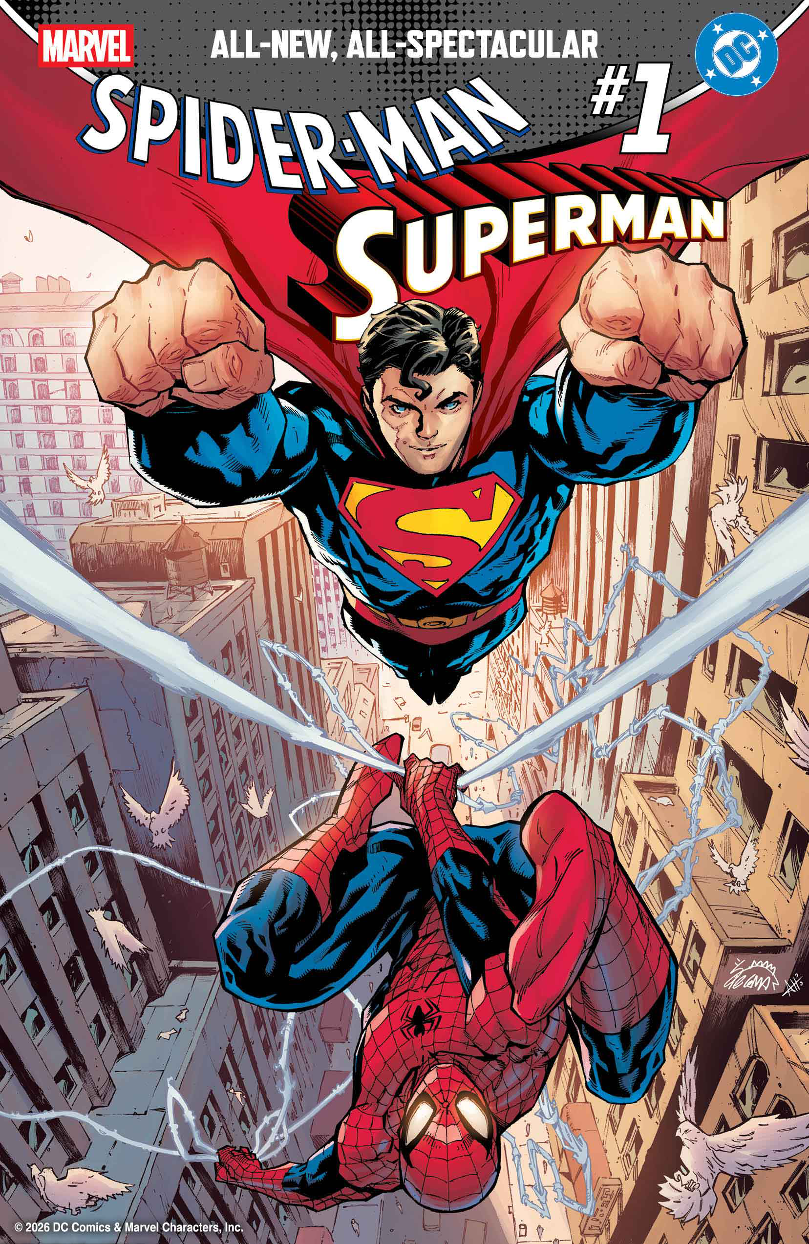 Marvel/DC: Spider-Man/Superman #1 Ryan Stegman Variant – Marvel Comics & DC Comics