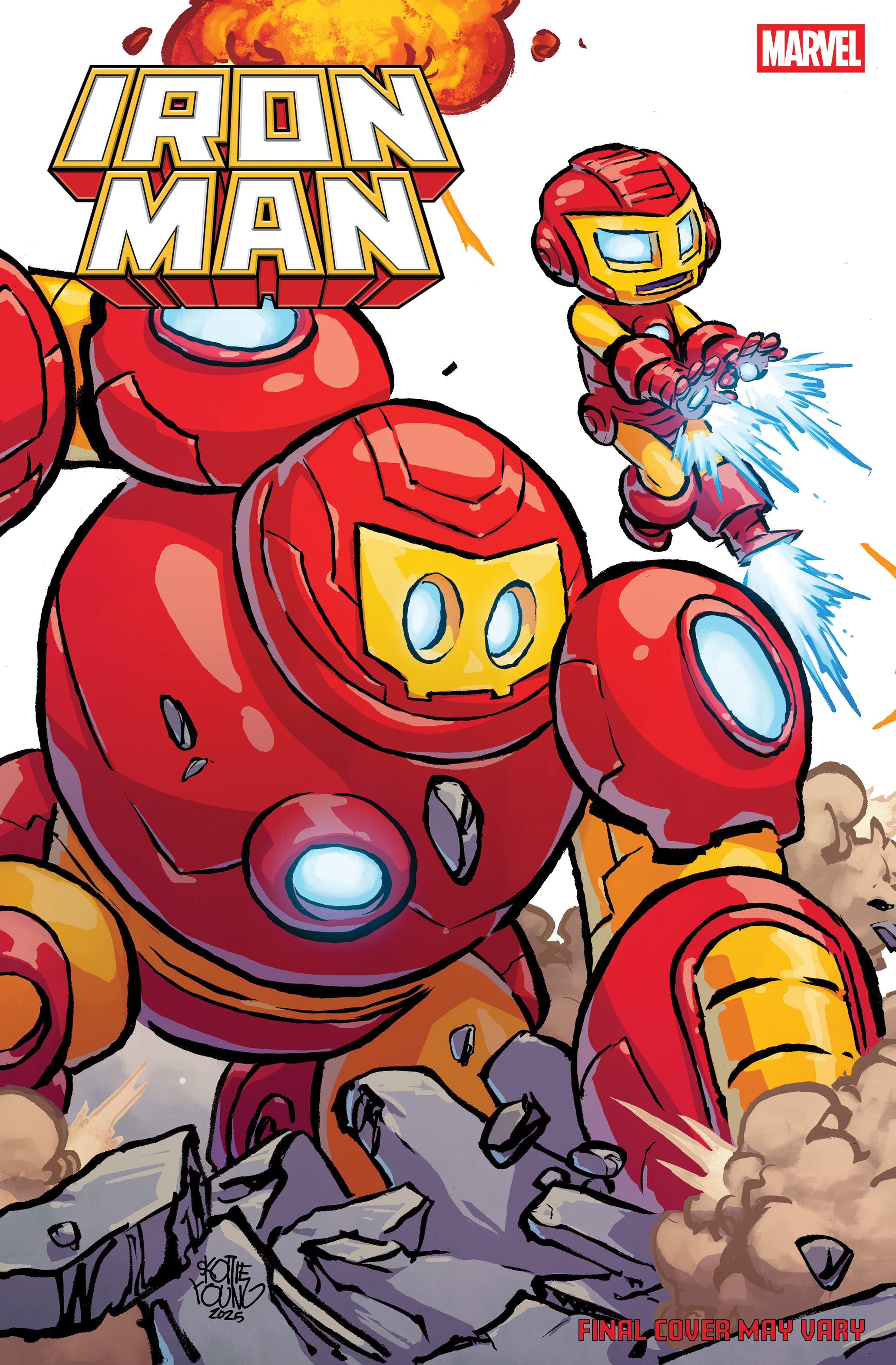 Iron Man #3 Skottie Young 4-Part Connecting Variant | Marvel Comics Tony Stark