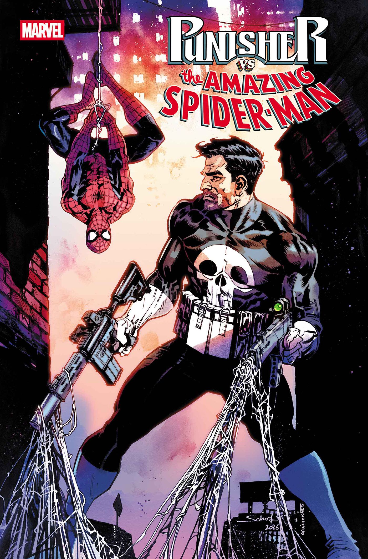 Punisher vs. Spider-Man #1 Cover A Jonas Scharf – Marvel Comics