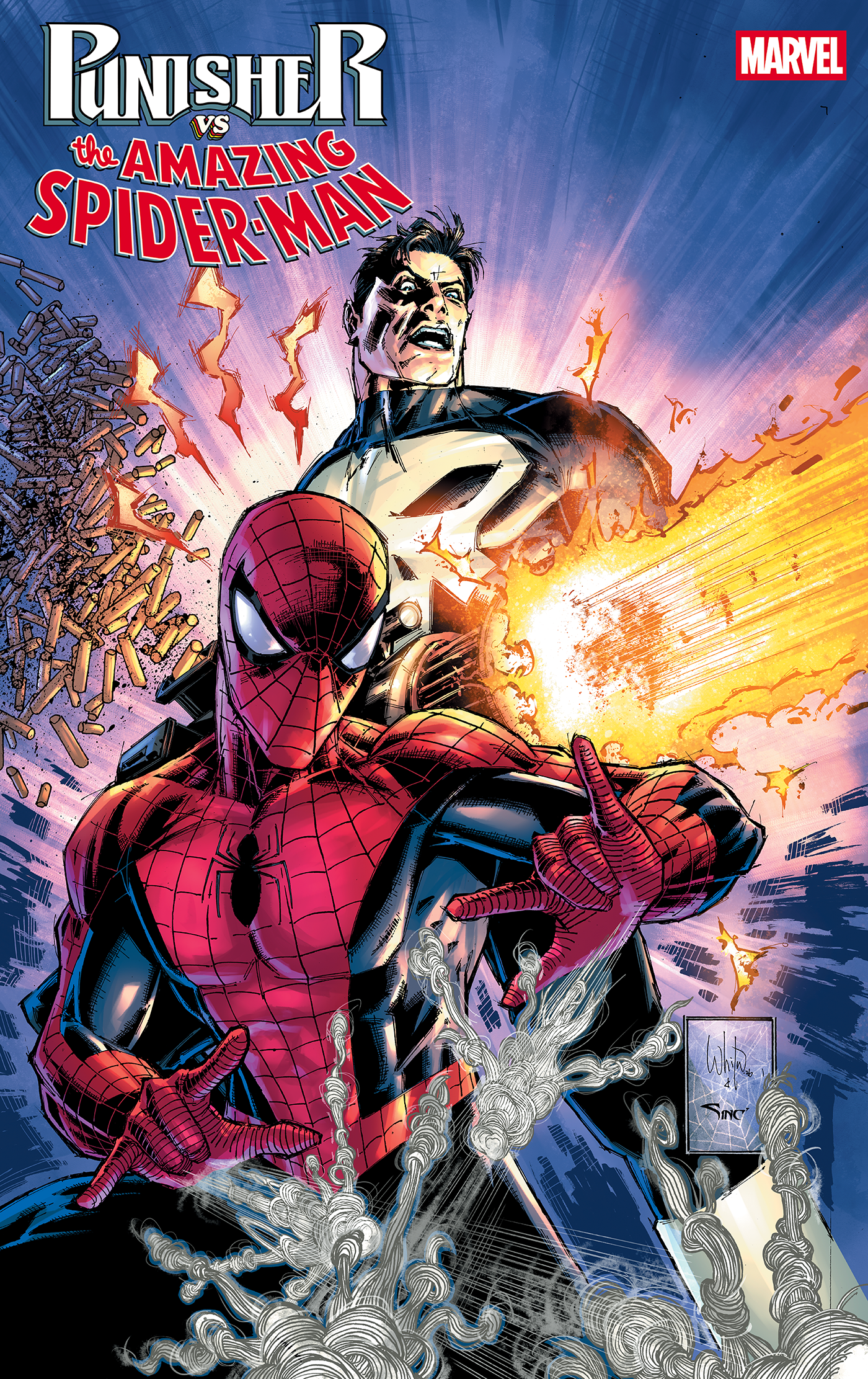 Punisher vs. Spider-Man #1 Whilce Portacio Variant – Marvel Comics