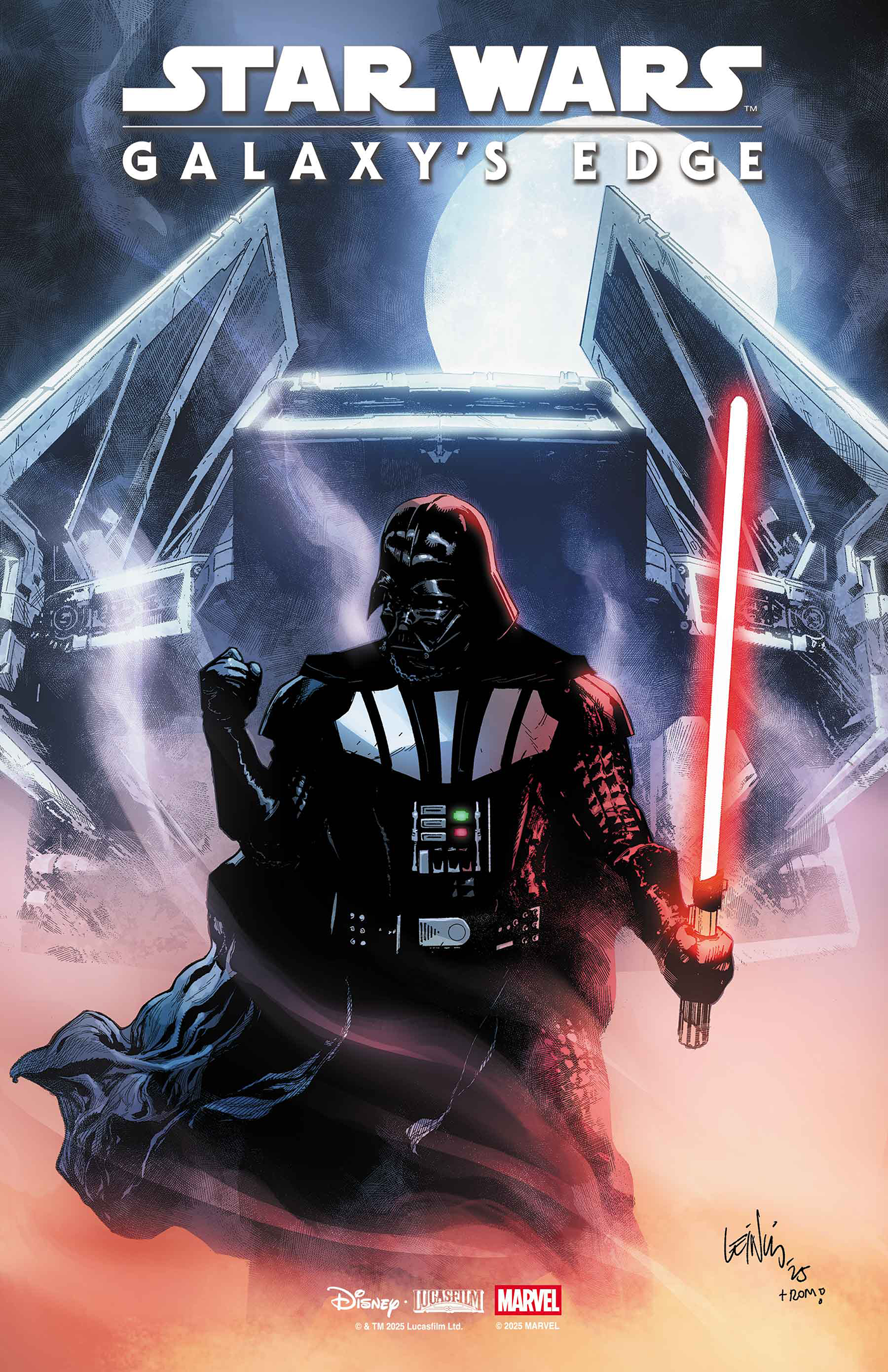 Star Wars: Galaxy's Edge – Echoes of the Empire #1 Leinil Yu Darth Vader Variant – Marvel Comics