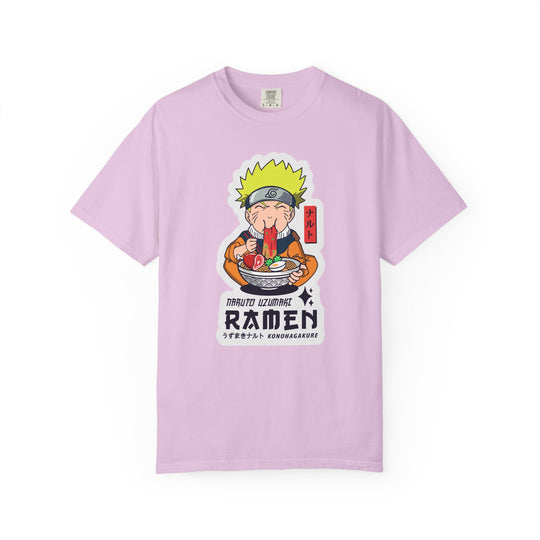 Ramen Lover Graphic T-Shirt — Cute Anime Chef Eating Ramen