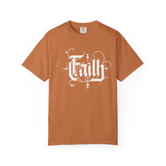 Faith Graphic T-Shirt — Vintage Script Religious Tee