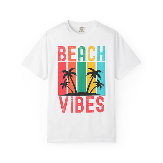 Beach Vibes T-Shirt — Retro Palm Tree Graphic Tee