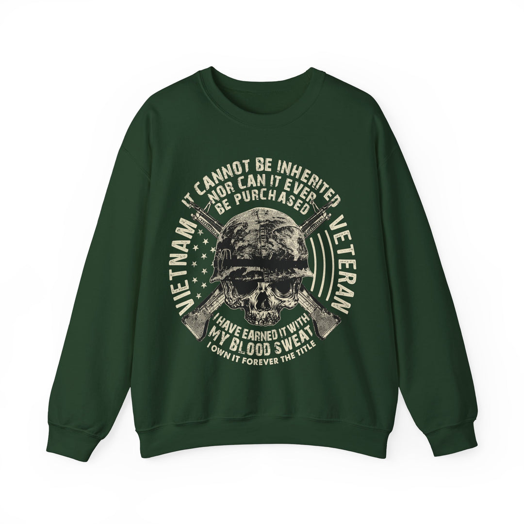 Vietnam Veteran Skull Unisex Heavy Blend™ Crewneck Sweatshirt