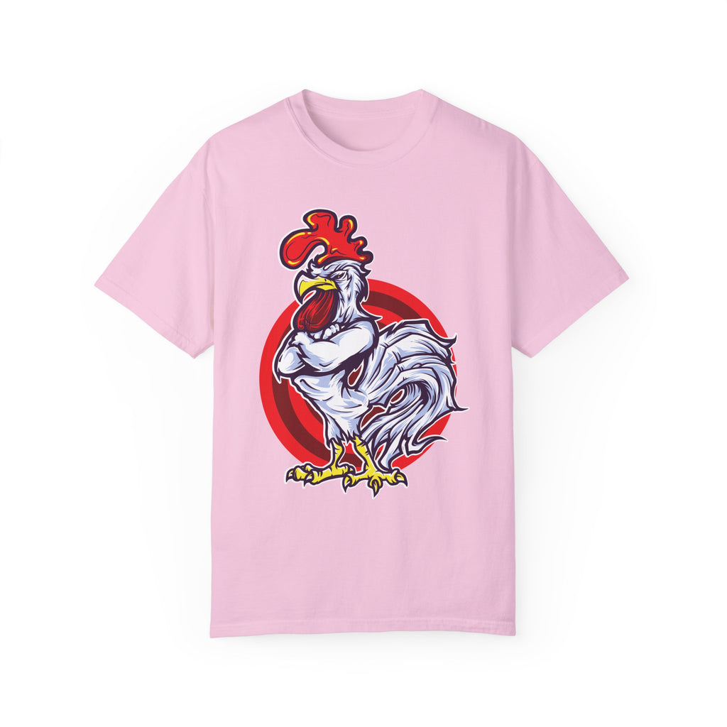 BraggerSwine Unisex Garment-Dyed T-Shirt - Big "Cock" Rooster