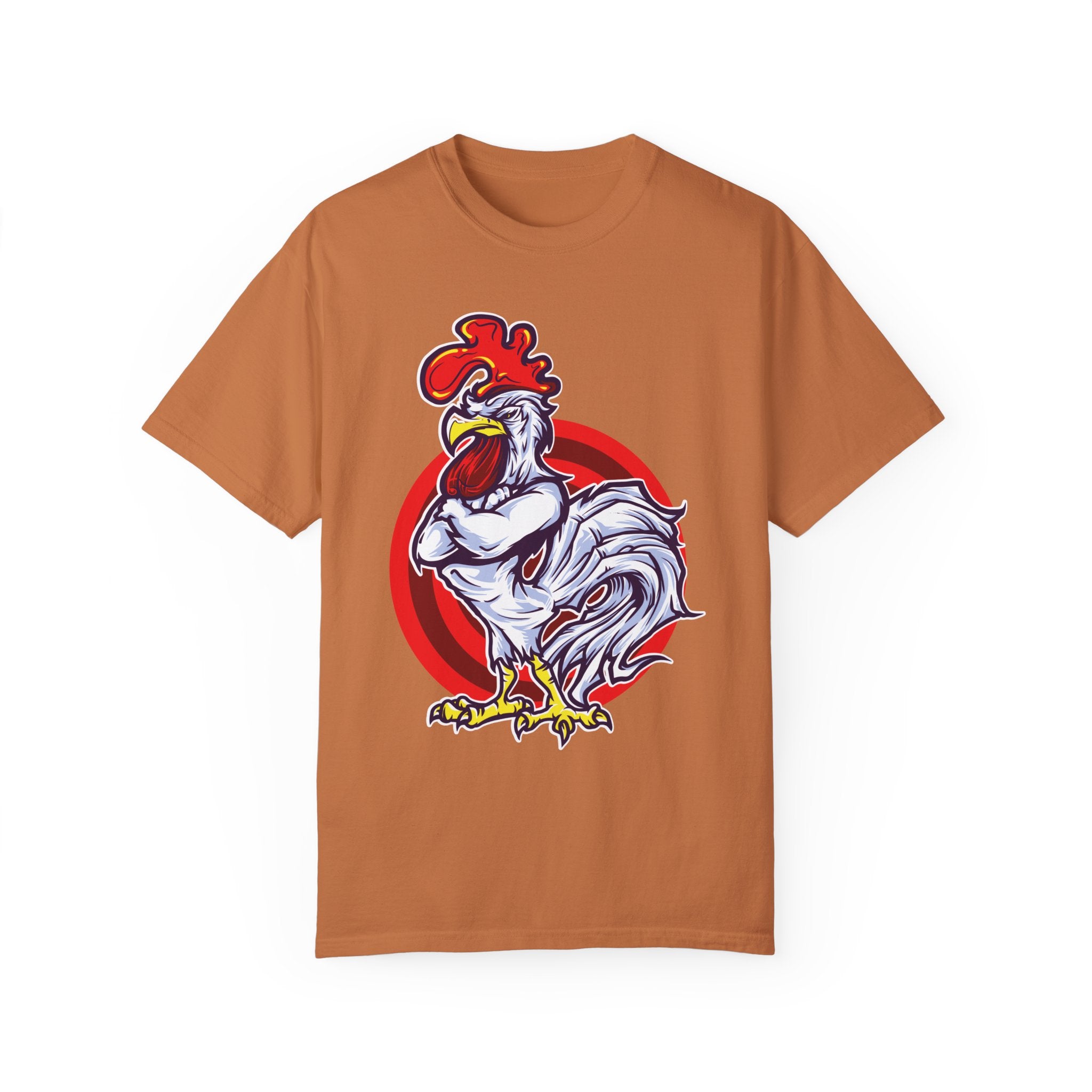 BraggerSwine Unisex Garment-Dyed T-Shirt - Big "Cock" Rooster