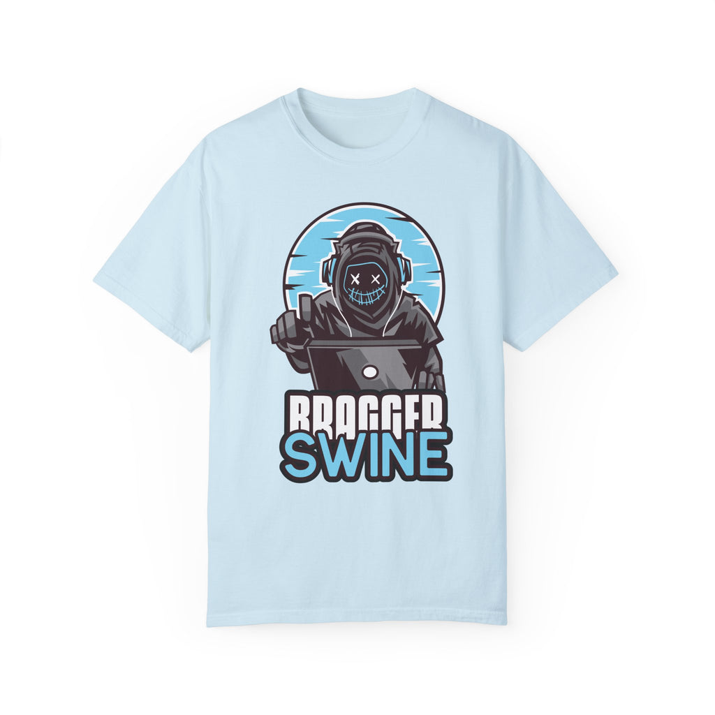 BraggerSwine Unisex Garment-Dyed T-Shirt - Hacker