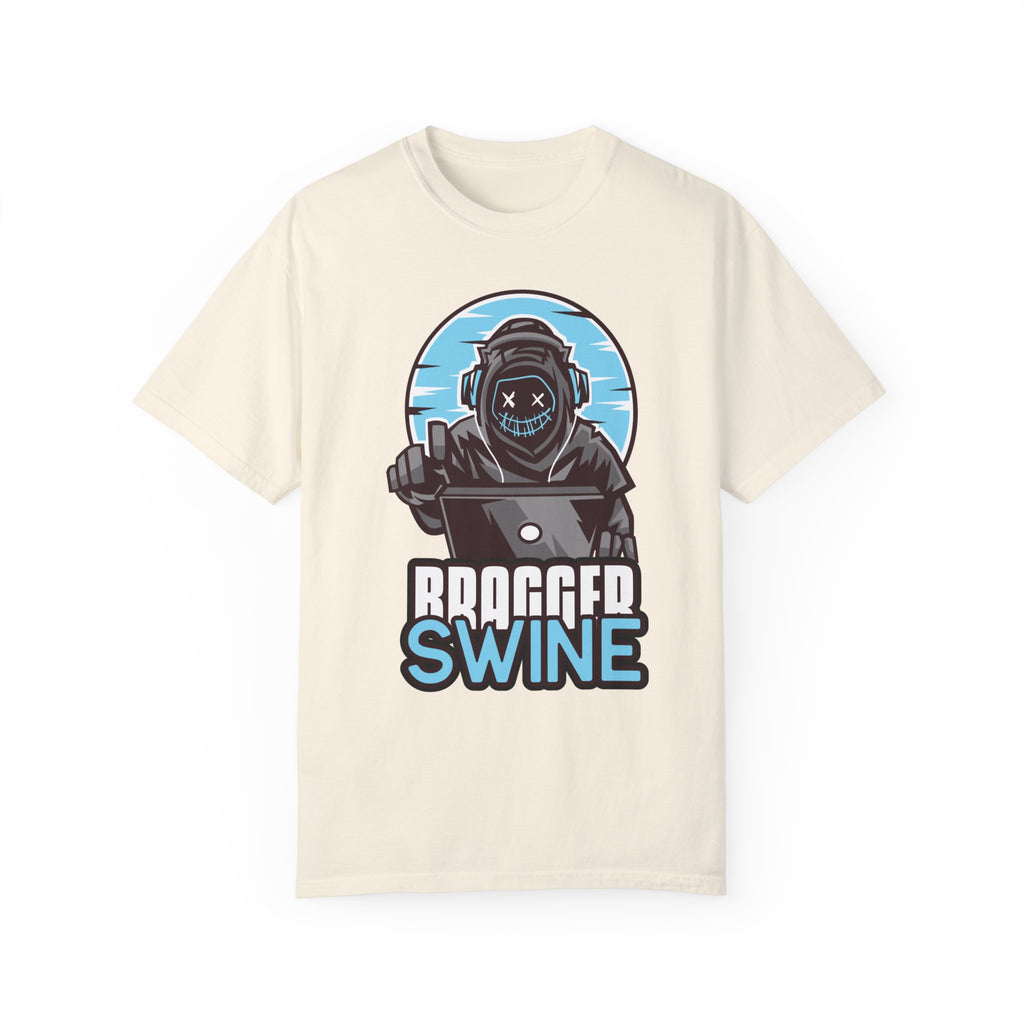 BraggerSwine Unisex Garment-Dyed T-Shirt - Hacker