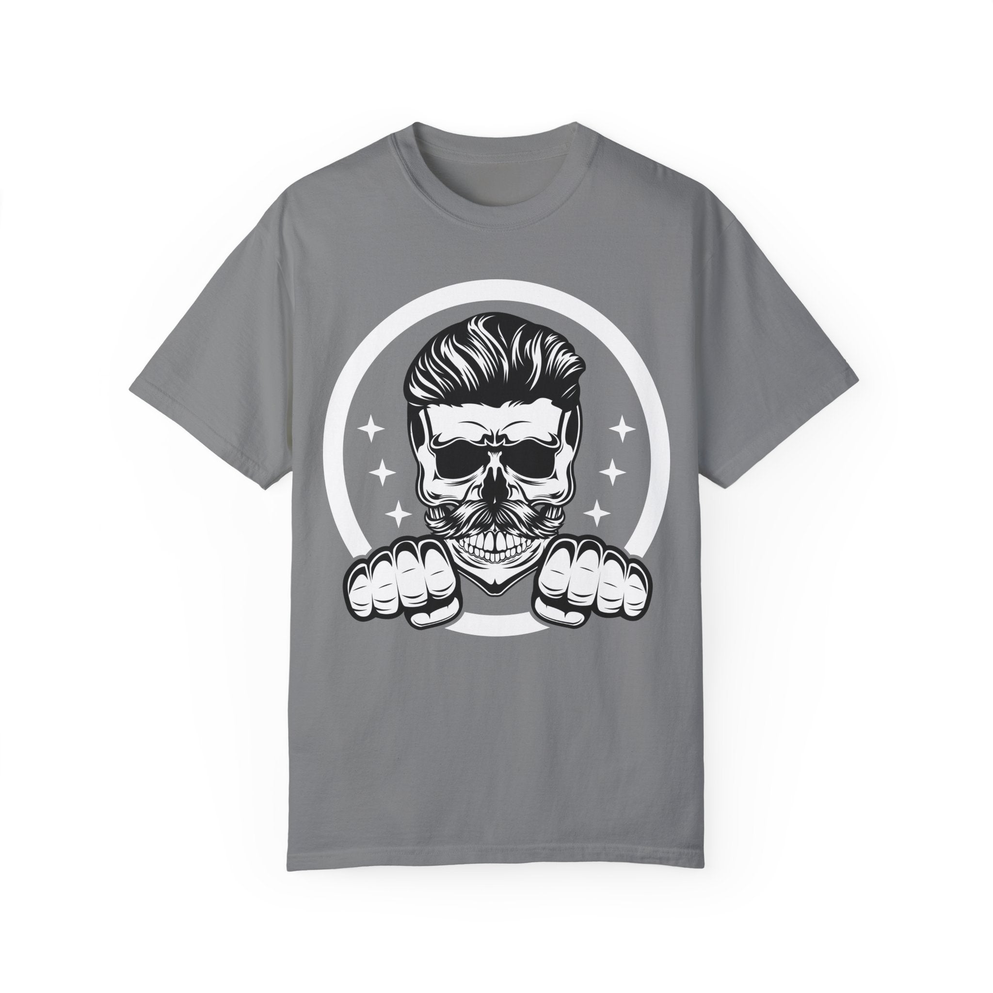 BraggerSwine Unisex Garment-Dyed T-Shirt - Skull & Knuckles
