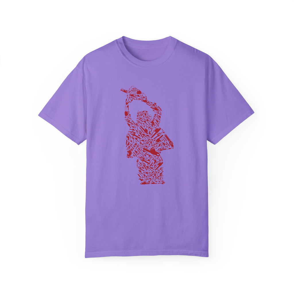 BraggerSwine Unisex Garment-Dyed T-Shirt - Chainsaw Killer