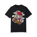 BraggerSwine Unisex Garment-Dyed T-Shirt - Serial Killer Skater