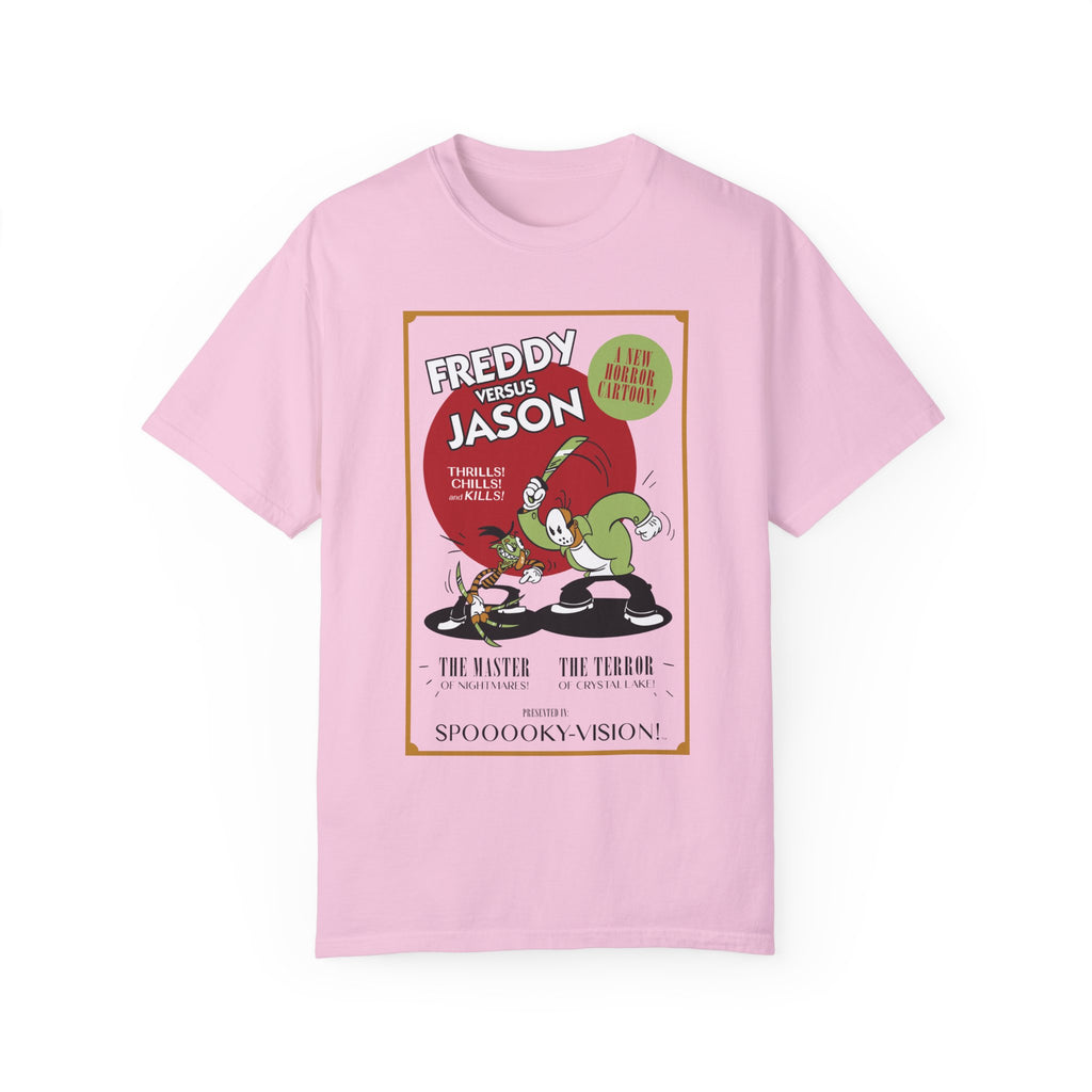 BraggerSwine Unisex Garment-Dyed T-Shirt - Freddy VS Jason