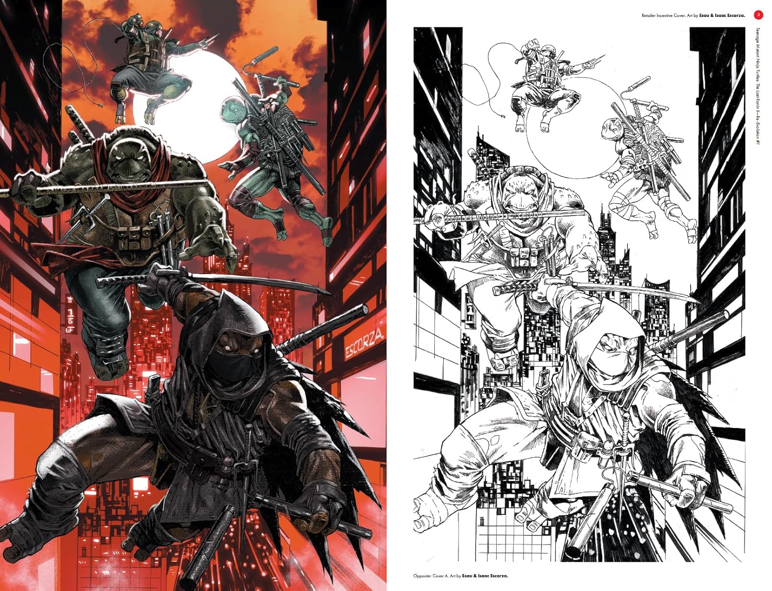 Teenage Mutant Ninja Turtles: The Last Ronin II – Re-Evolution: The Covers – IDW Publishing