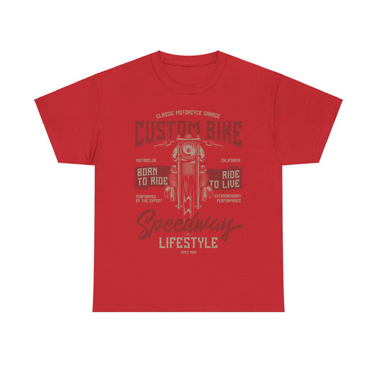 Custom Bike Lifestyle Unisex Heavy Cotton Tee