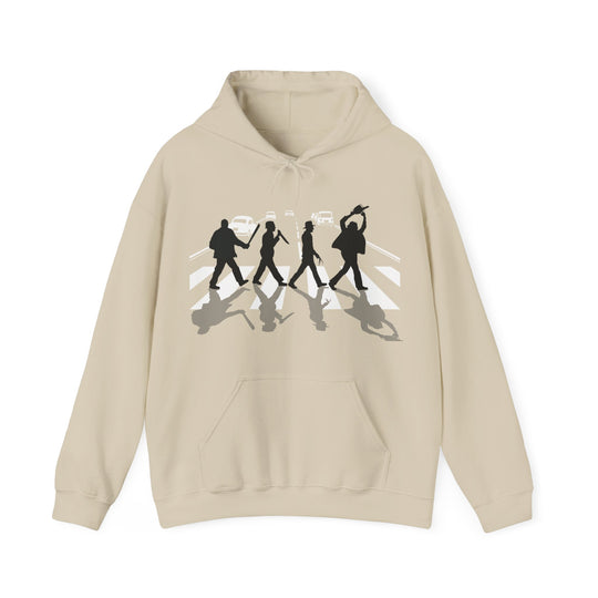 BraggerSwine Unisex Heavy Blend™ Hooded Sweatshirt  - Abbey Road Killer