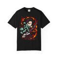 Anime Demon Slayer T-Shirt — Kamado Tanjiro Action Graphic Tee