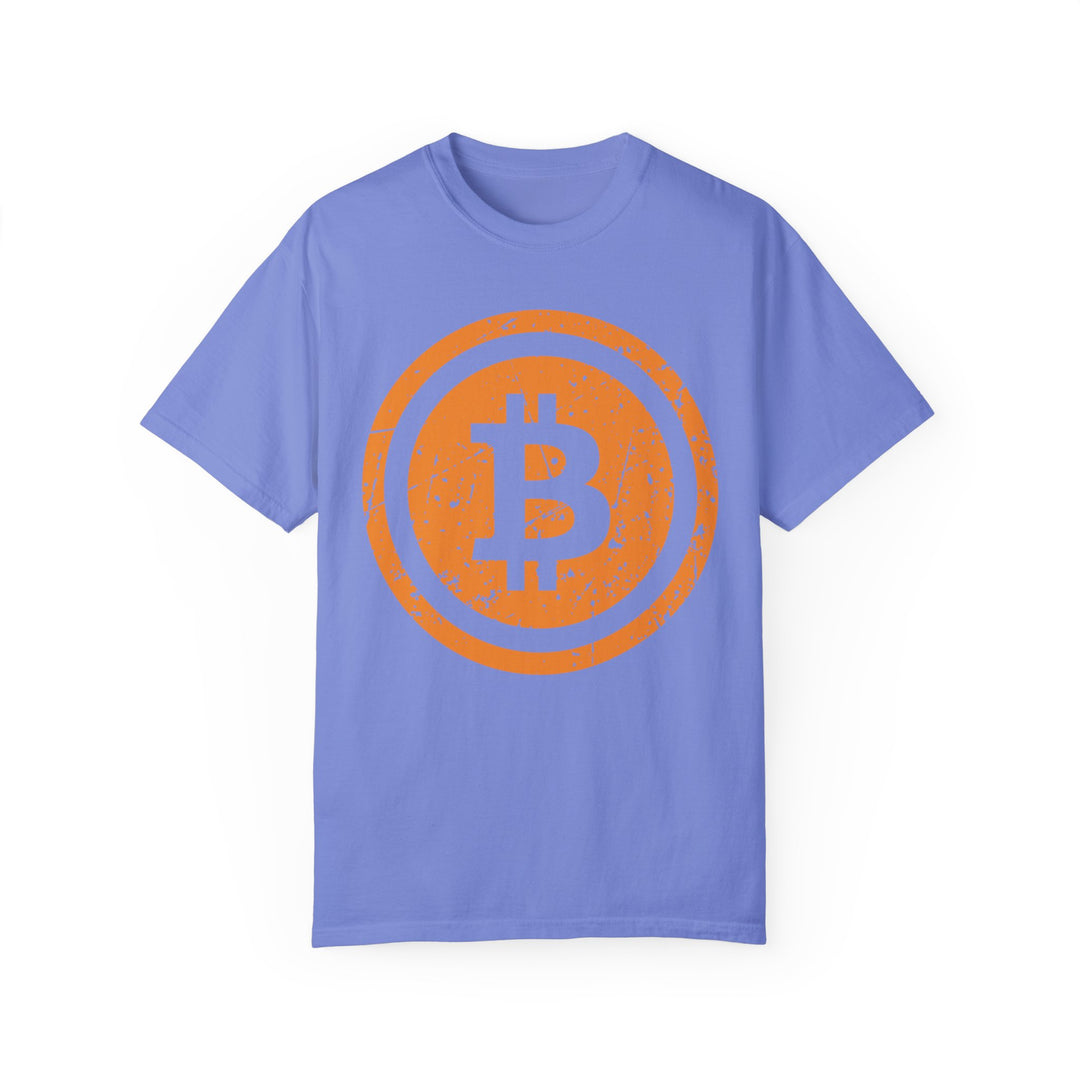 BraggerSwine Unisex Garment-Dyed T-Shirt - Vintage Bitcoin