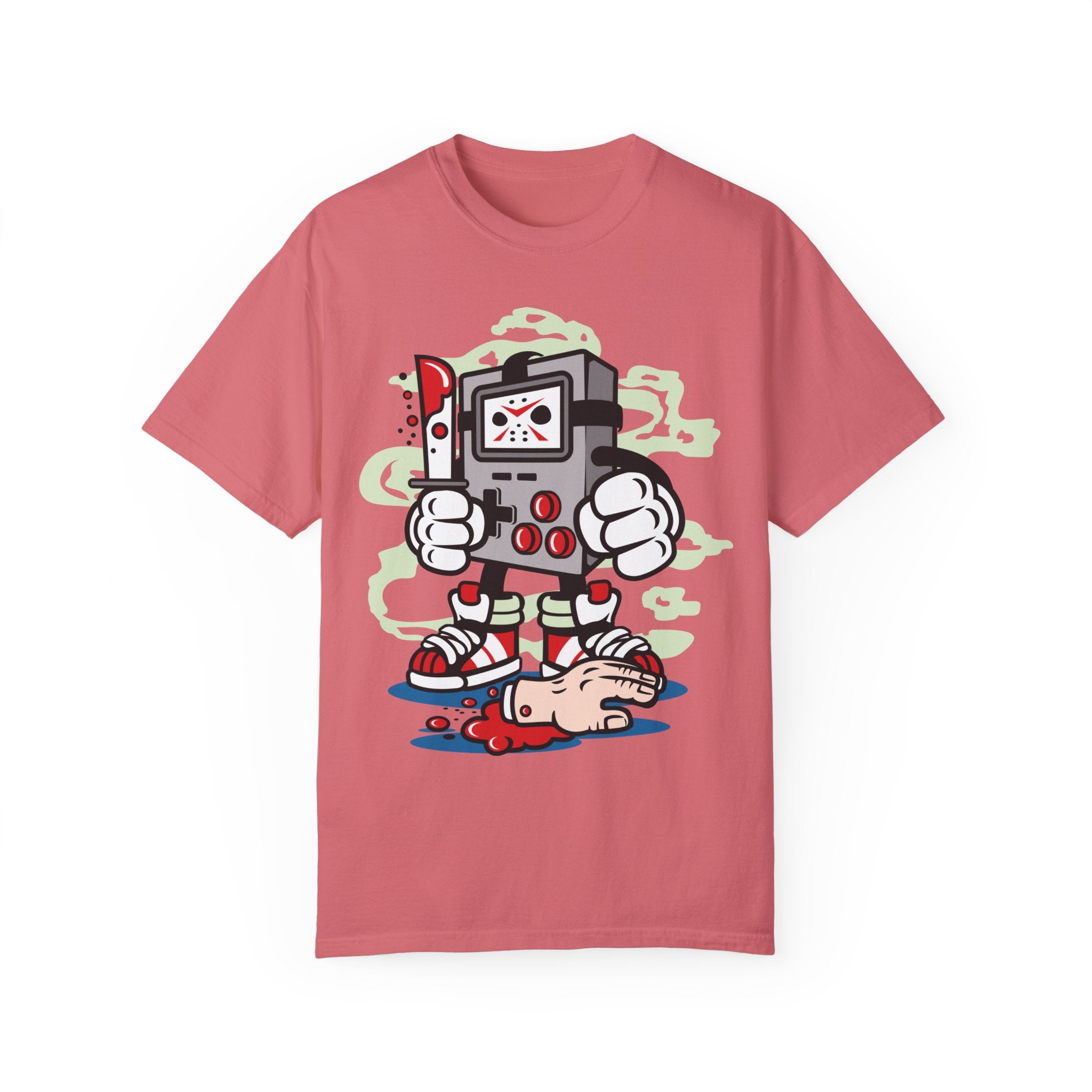 BraggerSwine Unisex Garment-Dyed T-Shirt - Gamer Serial Killer