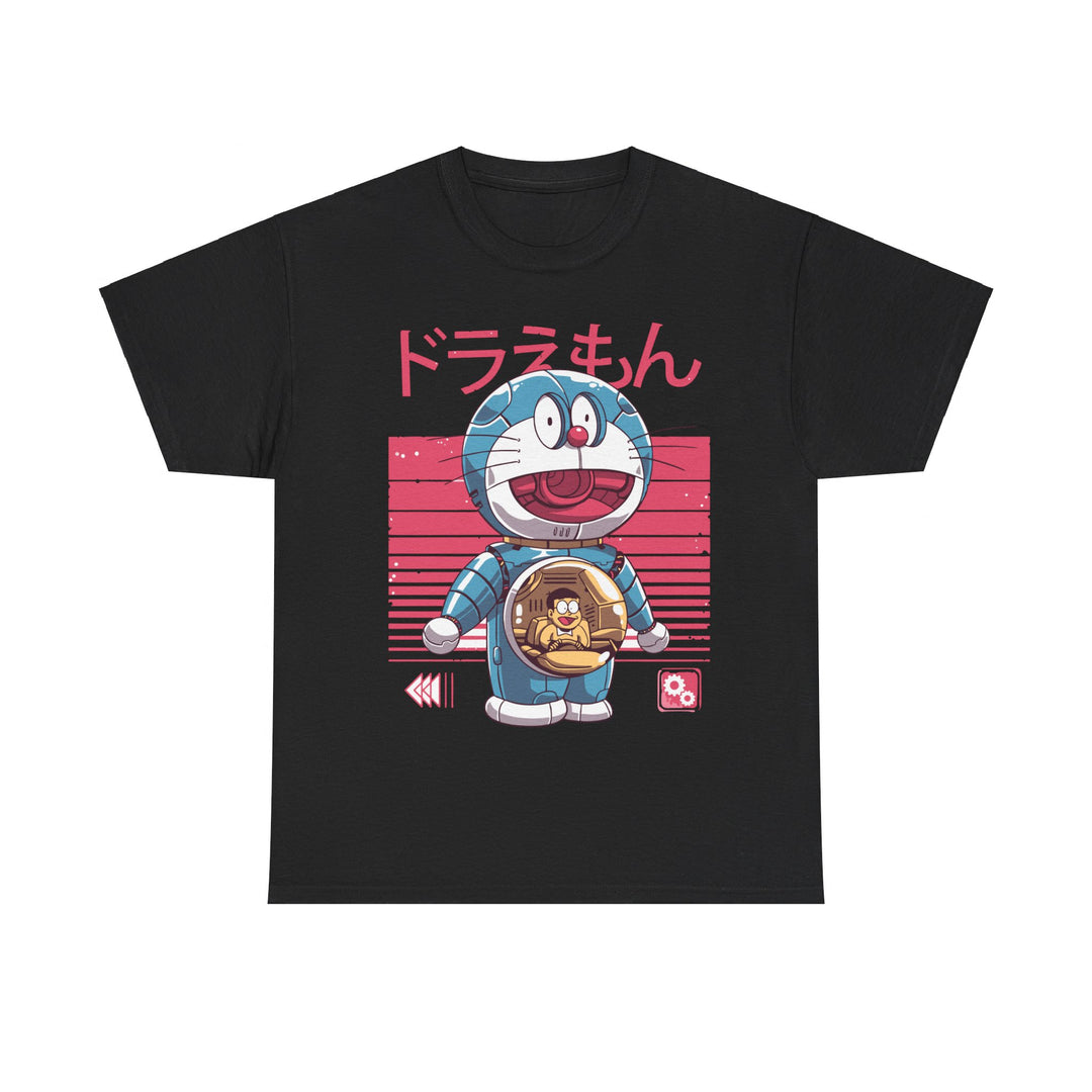 Doraemon Robot Unisex Heavy Cotton Tee