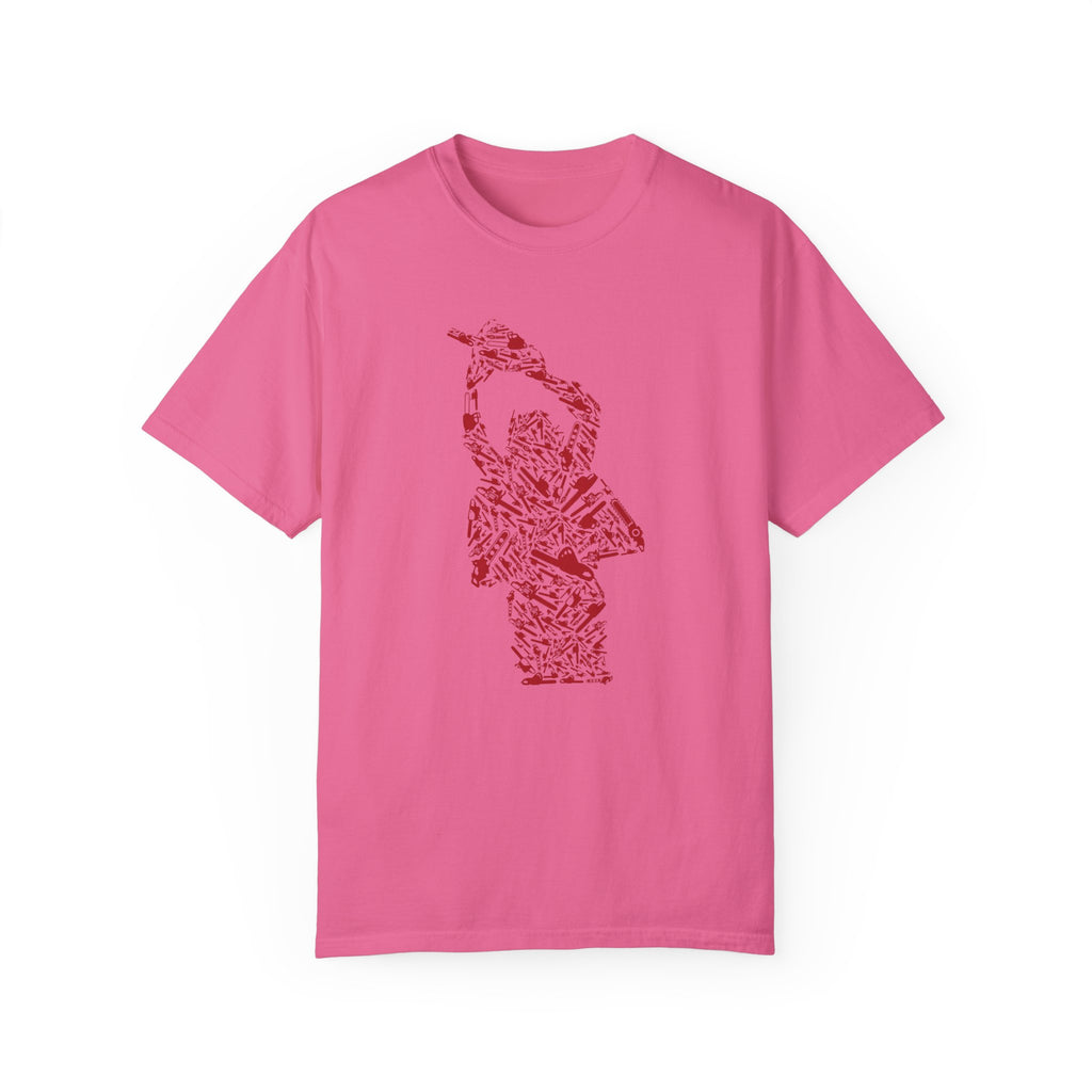 BraggerSwine Unisex Garment-Dyed T-Shirt - Chainsaw Killer