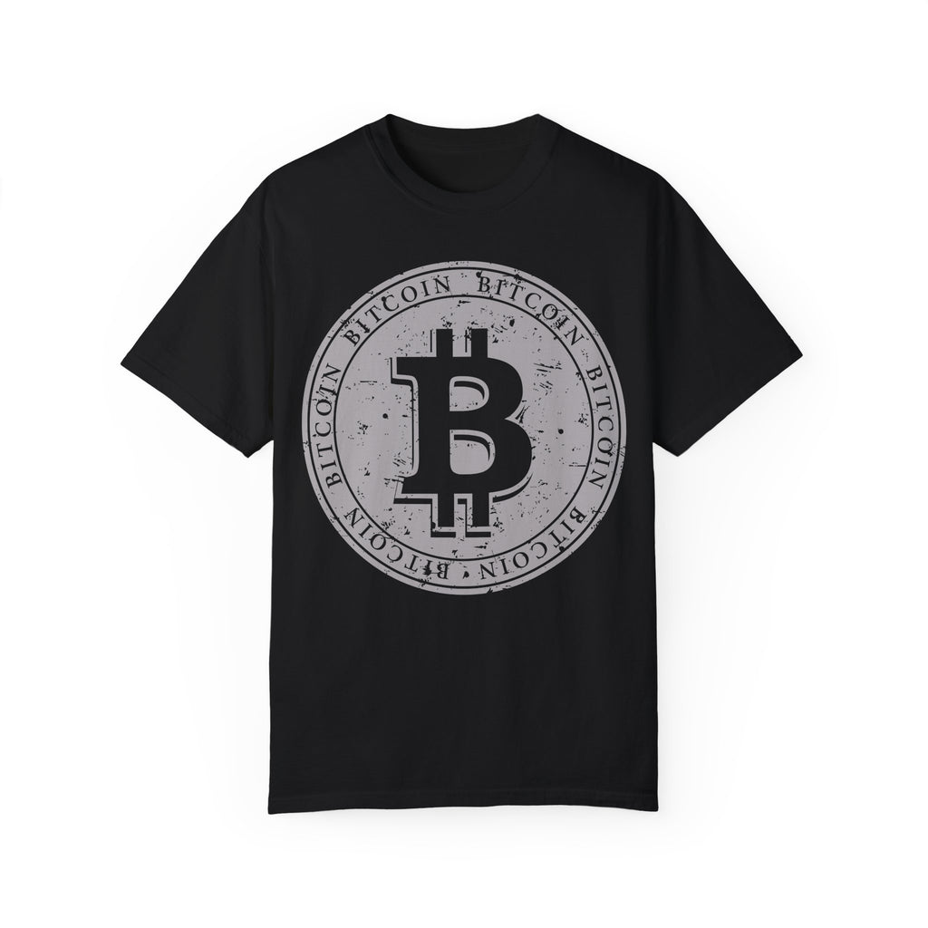 BraggerSwine Unisex Garment-Dyed T-Shirt - Bitcoin