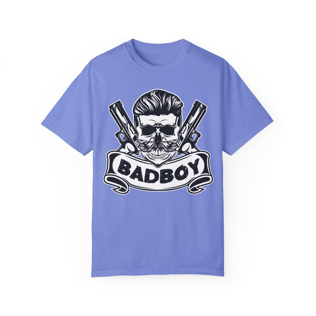 BraggerSwine Unisex Garment-Dyed T-Shirt - Bad Boy Skull