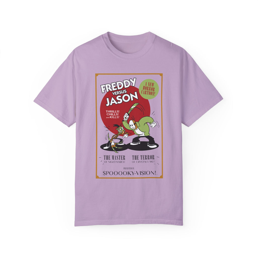 BraggerSwine Unisex Garment-Dyed T-Shirt - Freddy VS Jason