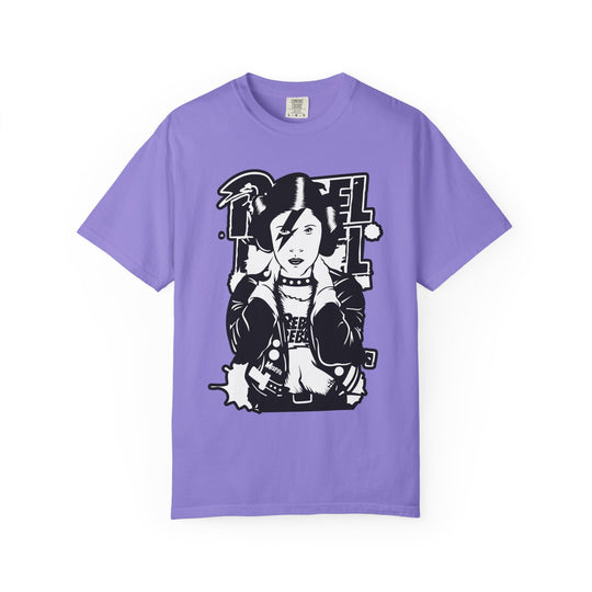 Punk Girl Graphic T-Shirt — Retro Rock Band Tee