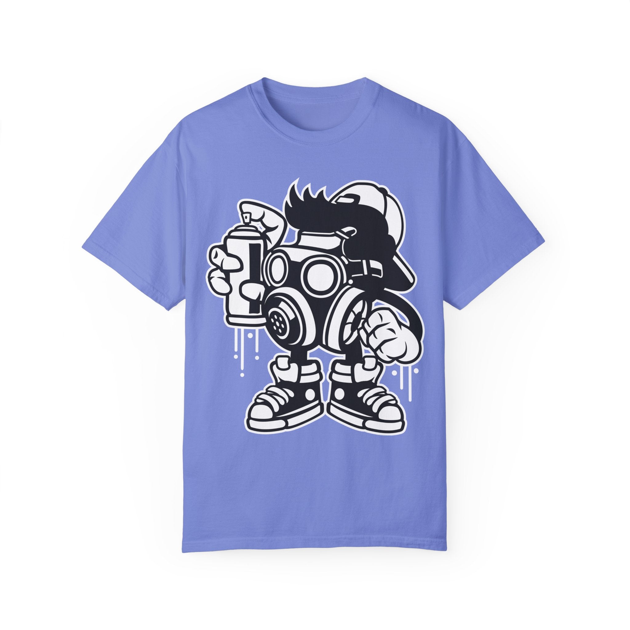 BraggerSwine Unisex Garment-Dyed T-Shirt - Graffiti Bomber