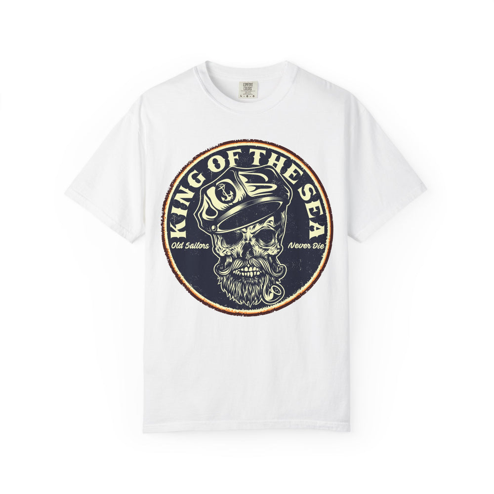 King of the Sea Skull T-Shirt — Vintage Nautical Pirate Tee