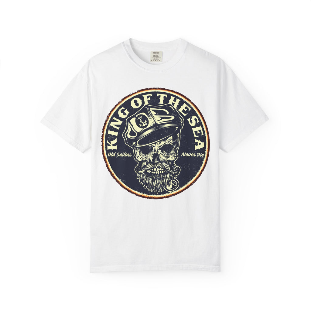 King of the Sea Skull T-Shirt — Vintage Nautical Pirate Tee