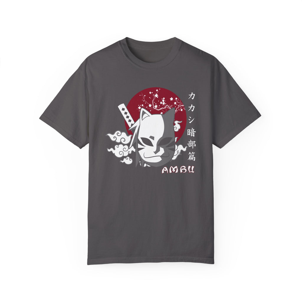 BraggerSwine Unisex Garment-Dyed T-Shirt - Anbu Anime Mask