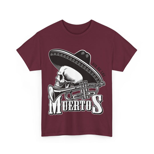 Dia De Muertos Mariachi Unisex Heavy Cotton Tee