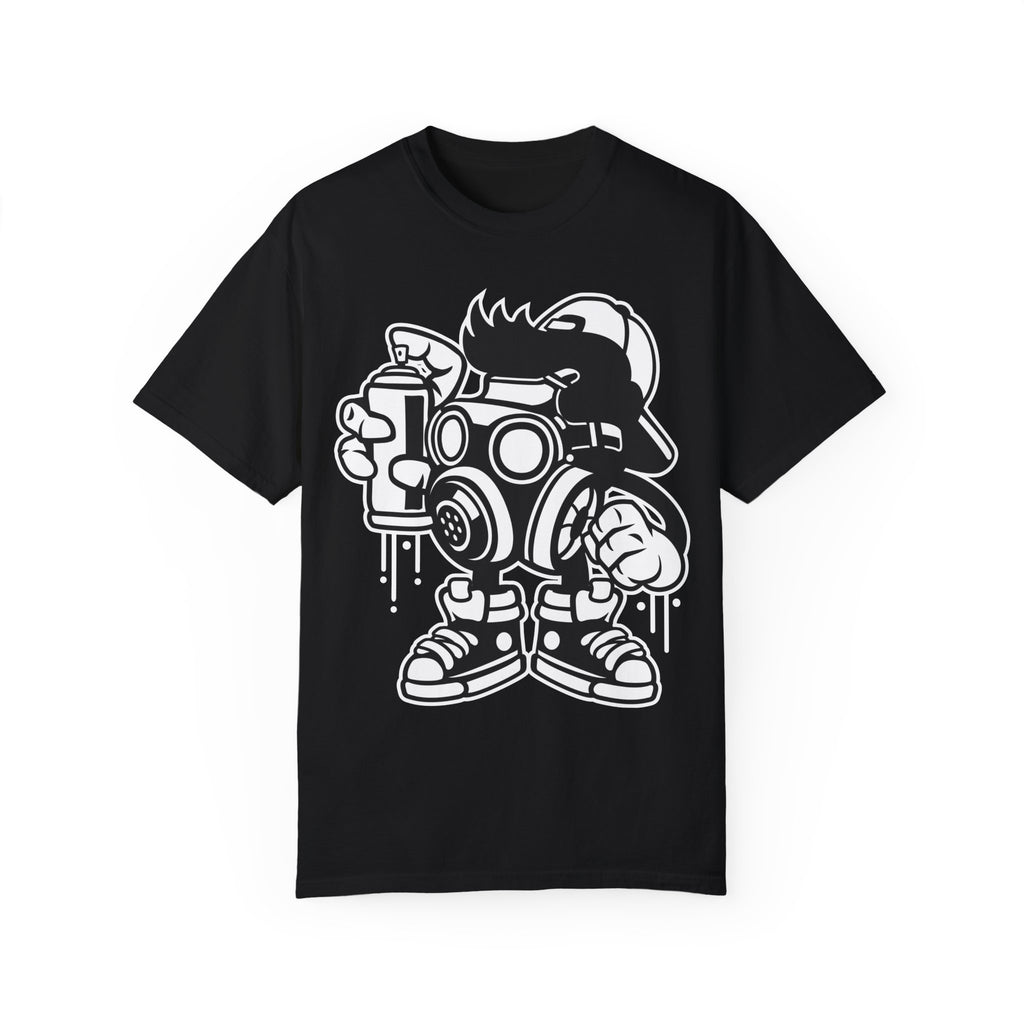 BraggerSwine Unisex Garment-Dyed T-Shirt - Graffiti Bomber