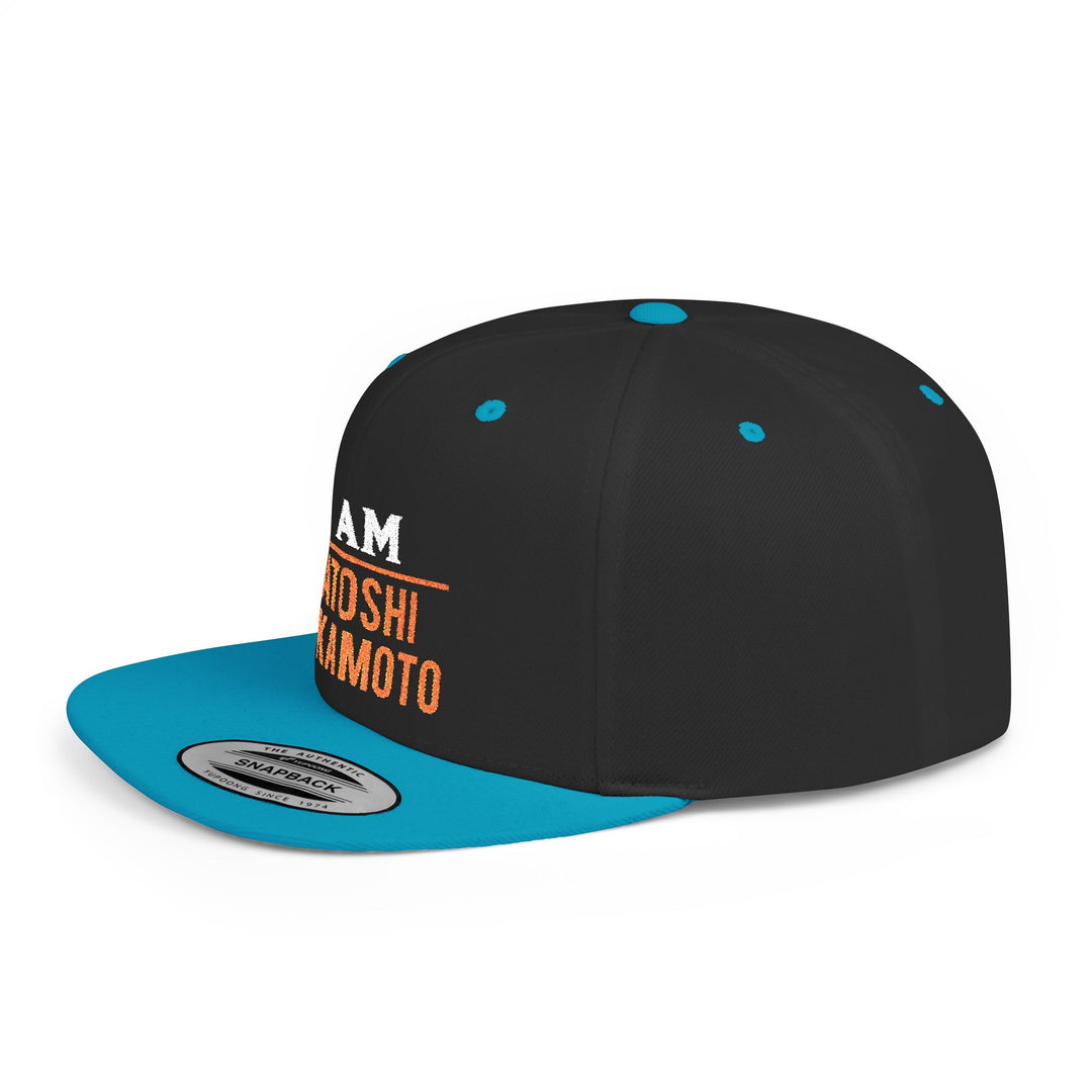 Snapback Hat - I Am Satoshi Design