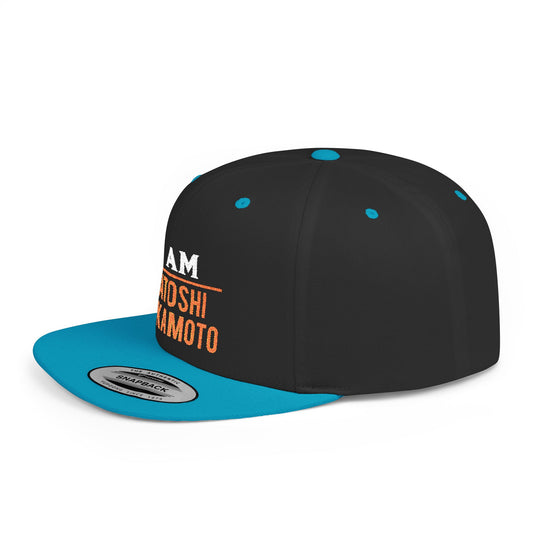 Snapback Hat - I Am Satoshi Design