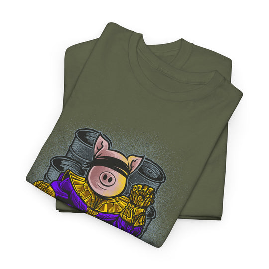 Pig Thanos Unisex Heavy Cotton Tee