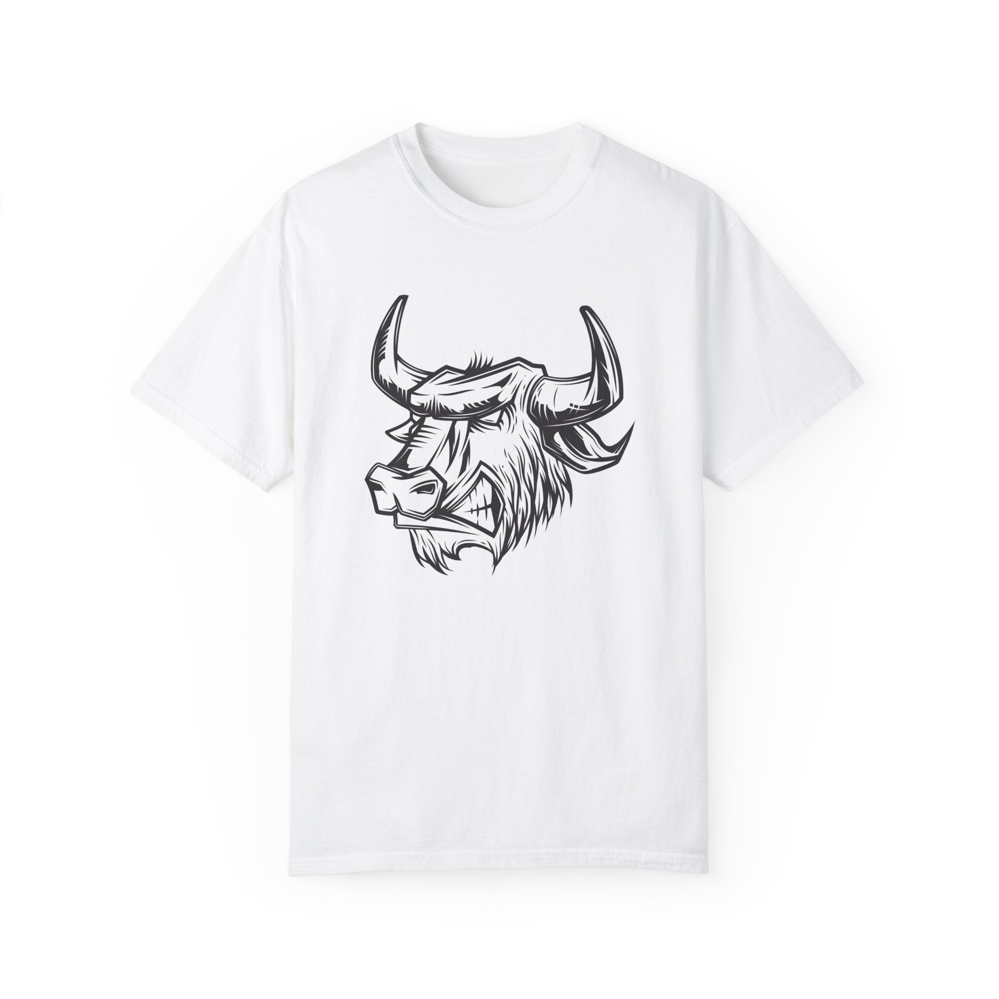 BraggerSwine Unisex Garment-Dyed T-Shirt - Bull